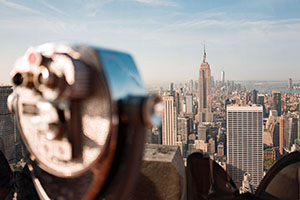 New York: View from Rockerfeller Center (Top of the Rock)