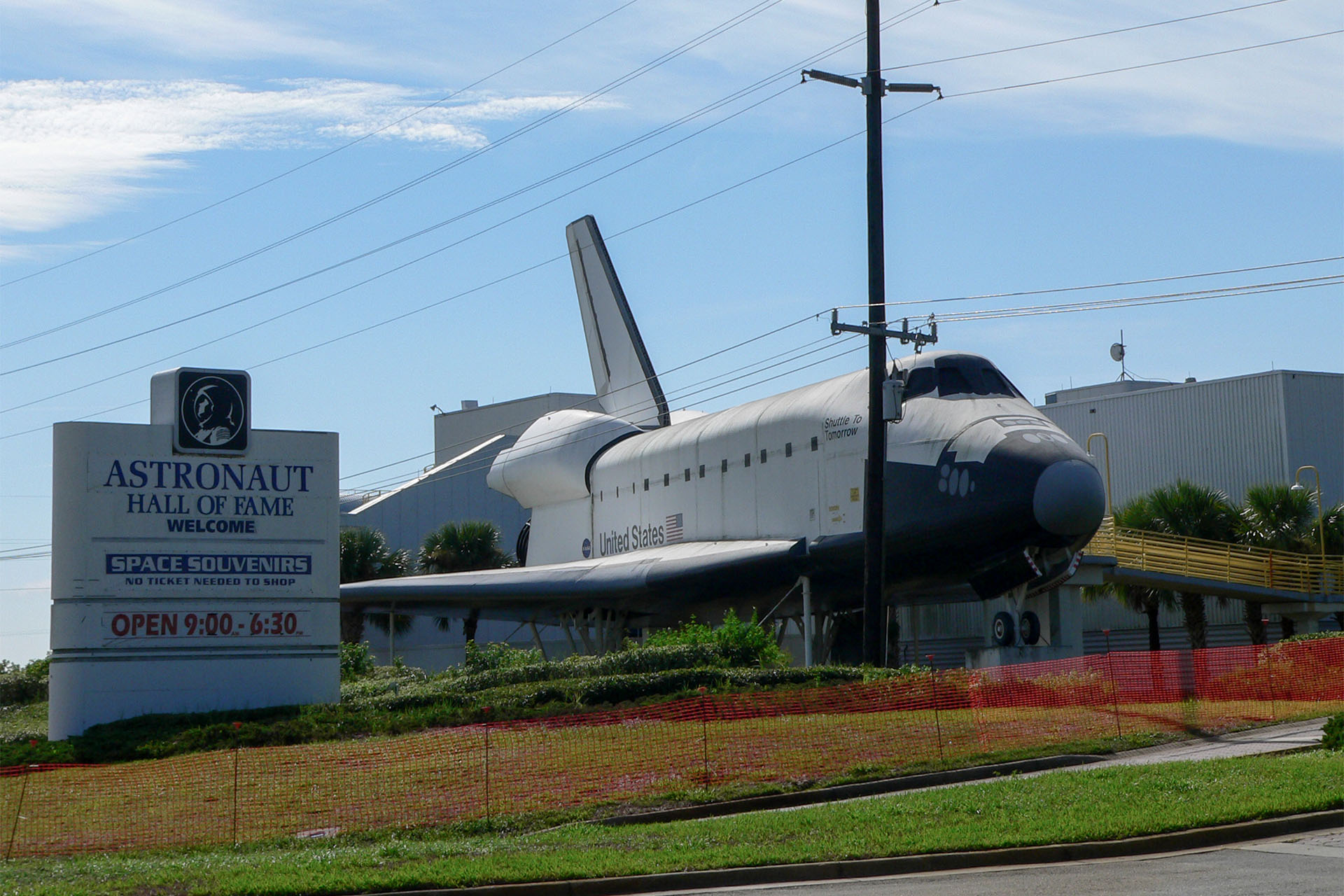 Space Shuttel am Kennedy Space Center in Florida