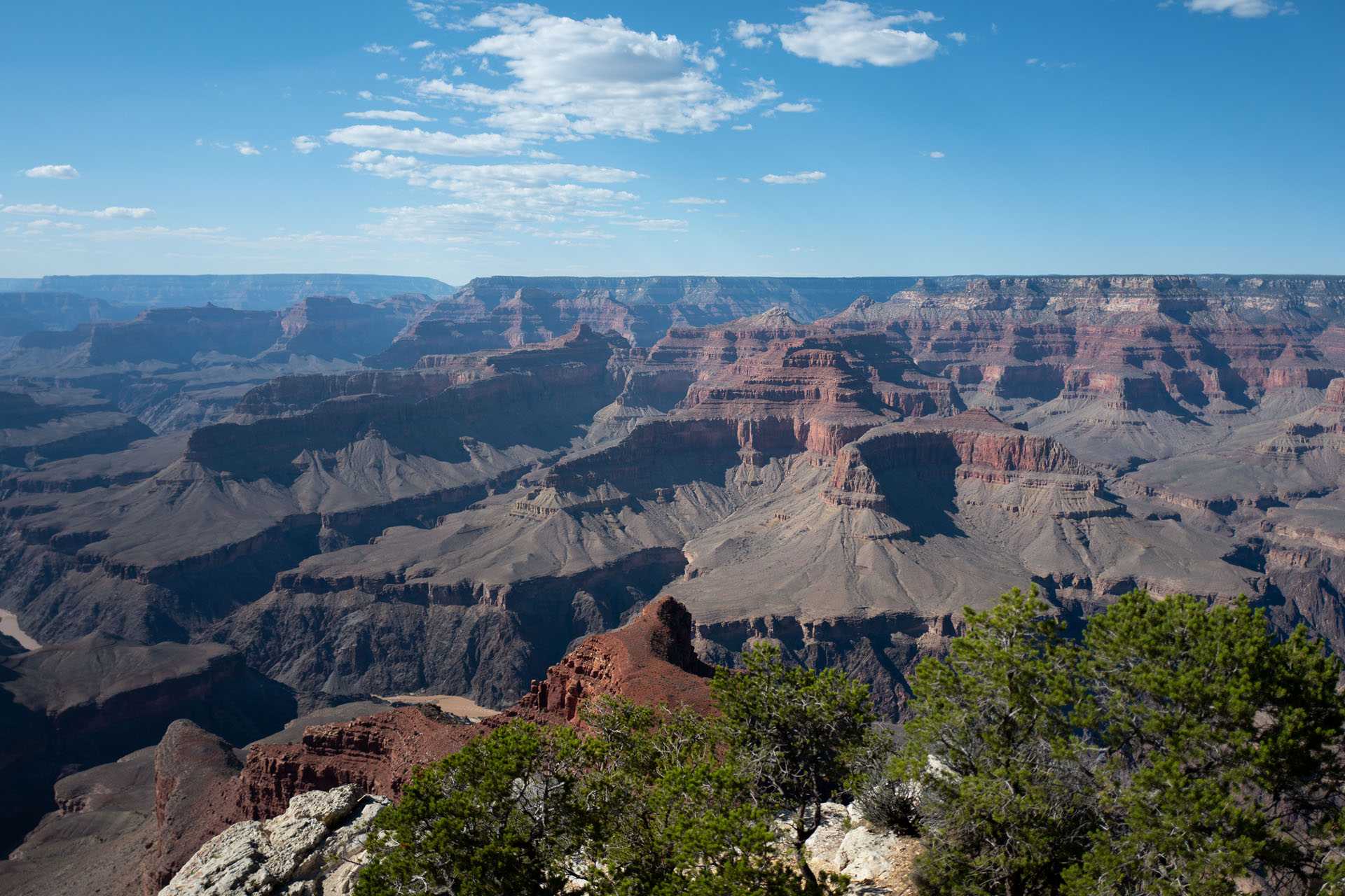 view over the Grand Canyon