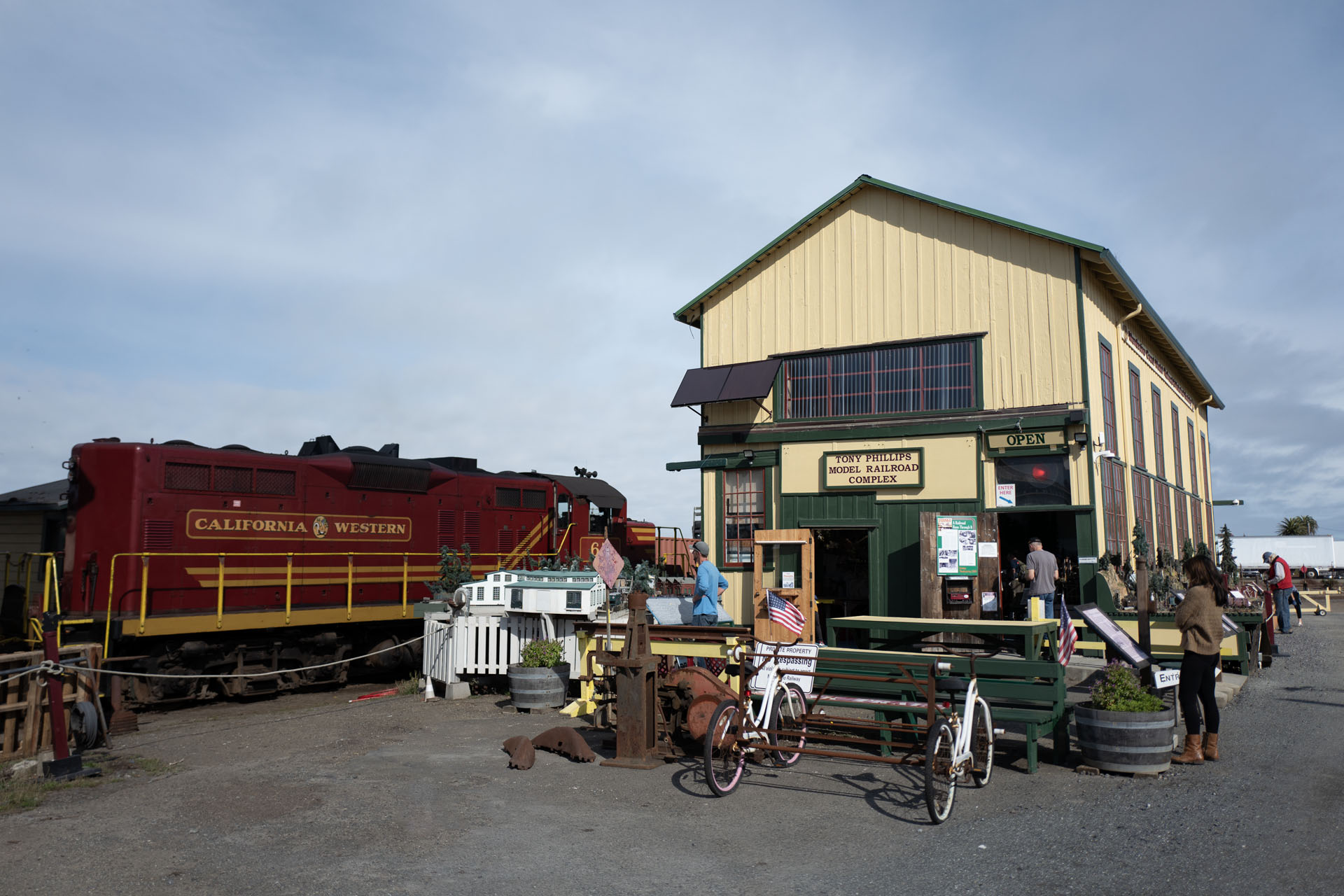Das Einsanbahnmuseum in Fort Bragg