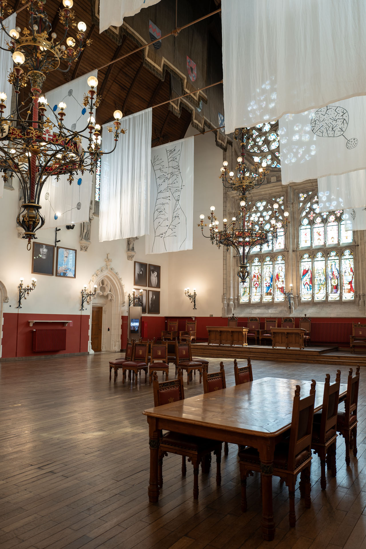 Der große Saal im Provinzianpalast Brügge