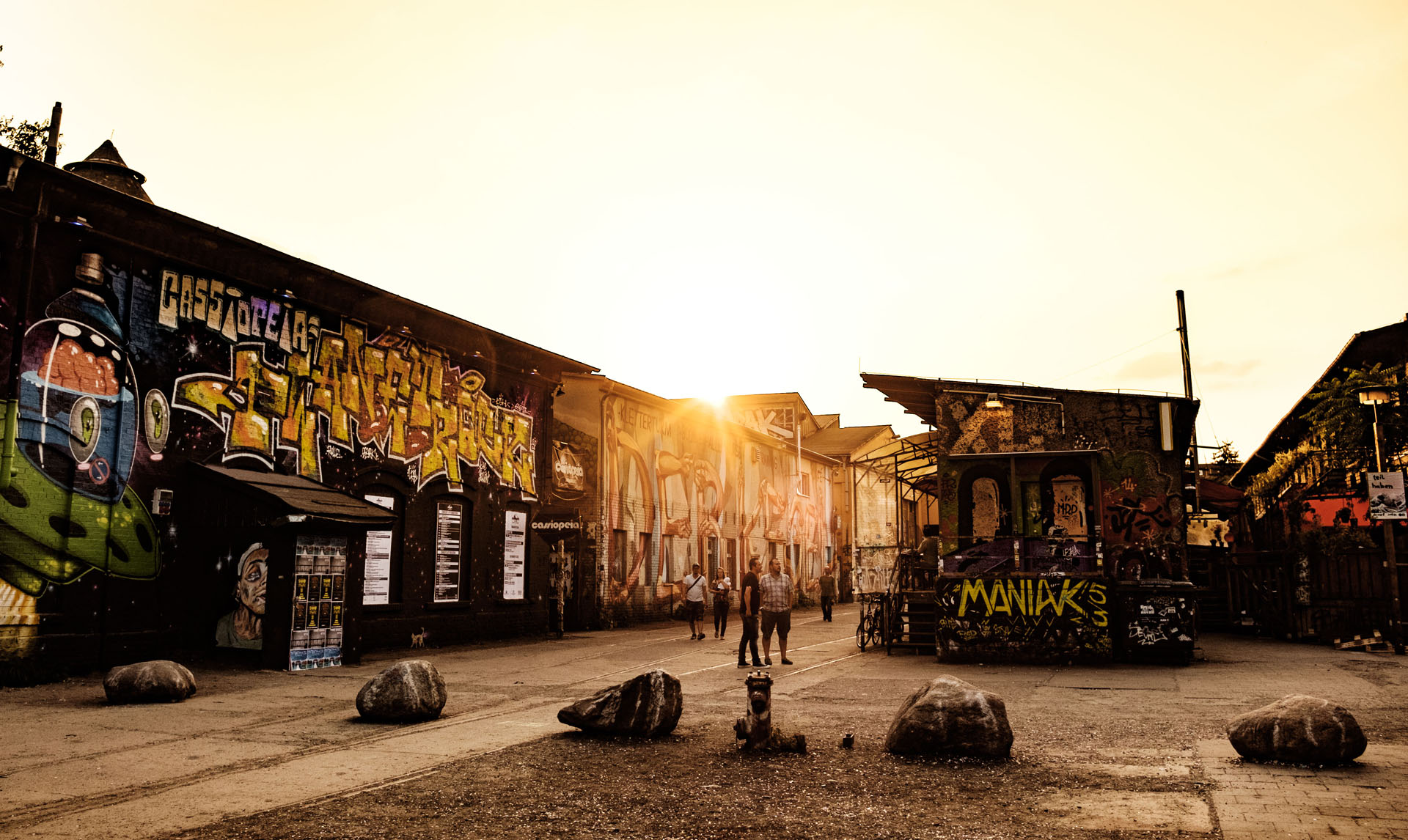 Grafitti auf dem RAW-Gelände in Berlin